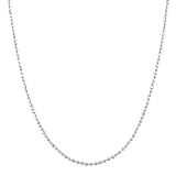 Sterling Silver 1.1-mm Diamond-cut Ball Chain