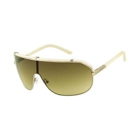 Diesel DS 0110 2KO Sunglasses Designer Fashion Light Gold White Aviator Pilot Men’s Male Eyewear Collection Ivory Sun Glasses
