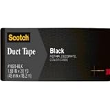 3M 1020-BLK-A Scotch Black Duct Tape 1.88 in x 20 yd (48 mm x 18.2 m) by 3M