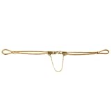 Watch BandMesh Antique Style Loup End Cord Type Gold Plated