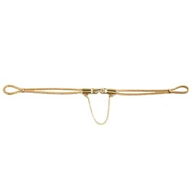 Watch BandMesh Antique Style Loup End Cord Type Gold Plated