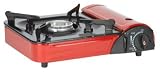 Portable Outdoor Butane Stove with Case, Red by Stansport 186