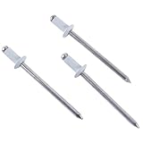 White Aluminum Rivets, 1/8