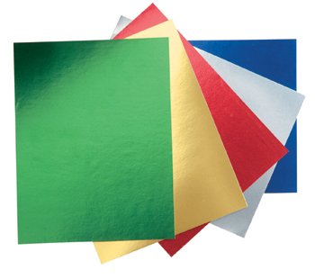 METALLIC FOIL BOARD 22X28 ASST 25PK