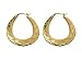 9ct Gold Large Creole Earrings