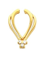 Pendant 14K Yellow Gold Pendant Enhancer