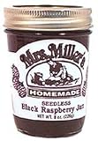 Black Raspberry Jam Seedless: 3 jars Mrs Millers Homemade