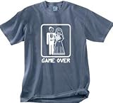 GAME OVER Married T-shirt - Scotland Blue Color