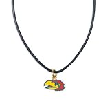 Kansas Jayhawks Official Leather Pendant Necklace