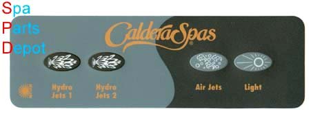 Caldera Spas 9800 Auxilary Topside Overlay 72120 Caldera Spas 9800 Auxilary Topside Overlay 72120