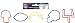 Forever Collectibles NFL San Diego Chargers Logo Bandz