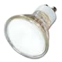 Satco S4129 - 50MR16/GU10/FL/FR - 50 Watt Frosted MR16 Flood Light Bulb, GU10 Base