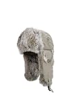 Mad Bomber Supplex Bomber Hat With Brown Fur 305n