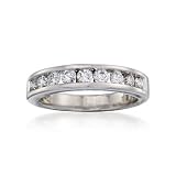 C. 1990 Vintage .75ct t.w. Diamond Wedding Ring In Gold. Size 6.75