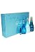 Cool Water by Zino Davidoff for Women - 4 Pc Gift Set 3.4oz EDT Spray, 6.7oz Moisturizing Body Lotion, 6.7oz Gentle Shower Breeze, 5ml EDT Miniature