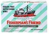 Cold, Flu & Cough Treatment Supplies item: Fishermans Friend Cough Drop Sugar Free Mint - 38 / Box, 6 Boxes