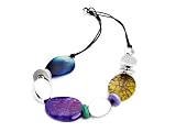 Marana Jewelry Multi Color Agate Stone Collar Necklace