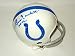 Gino Marchetti Autographed/Hand Signed Baltimore Colts Mini Helmet with HOF Inscription