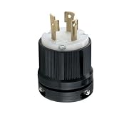 Outlets: COOPER WIRING DEVICES CWL530P-BAG HART-LOCK LOCKING PLUG 30A-125V NEMA L5-30P
