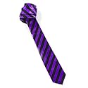 Rock-Krawatte STRIPES neon purple