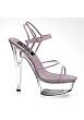 KISS-208-2, 6 Inch Stiletto Heel Ankle Strap P/F Sanda