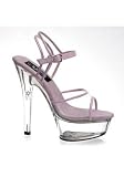 KISS-208-2, 6 Inch Stiletto Heel Ankle Strap P/F Sanda
