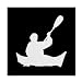 Kayak kayaking kayaker Ceramic Tile Coaster Great Gift Idea