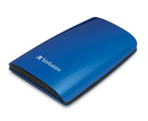 Verbatim 320 GB USB 2.0 Portable External Hard Drive 96823 (Blue)