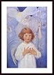 Art Poster Wood Framed Print - Fairy Godmother Angel - Artist: Jessie Willcox Smith- Poster Size: 36 X 24