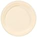 Hanna K. Signature Collection Round Dinner Plate-10 | Ivory | Pack of 50 Plastic, 10 inch Plate
