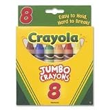 Crayola 8-Pack Crayons - Jumbo (So Big) Size (Single Box)