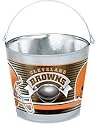 Cleveland Browns Metal 5 Quart Pail