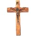 Small olive wood Crucifix - 4.75 inches