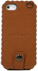 Flap Style Synthetic Leather Biscuit iPhone 5 Case (Camel)
