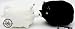 Voice Recording Plush Monokuro Boo in white