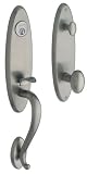 Baldwin 85360.150.ENTR Blakely Emergency Exit Handleset with Egg Knob, Satin Nickel