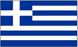 Greece Flag 3ft x 5ft Superknit Polyester