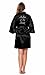 Rhinestone Mother of The Bride Robe for Women Women's Satin Kimonoe for Bridesmaid and Bride Wedding Party