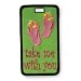 Finders Key Purse Take Me With You Luggage Tag