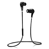 Extremely Lightweight Bluetooth 4.0 Headphones Wireless Sports Earbuds for Running Exercise Workout Gym