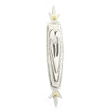 HEART Contemporary Pewter Door Mezuzah