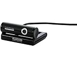 ELECOM WEB�J���� 300����f 1/4�C���`CMOS�Z���T FullHD�Ή� �}�C�N����  �C���z���}�C�N�t �u���b�N UCAM-DLE300TBK