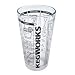 KegWorks Cocktail Recipe Mixing Glass