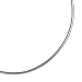 18 inch 3mm Flat Sterling Silver Omega Chain