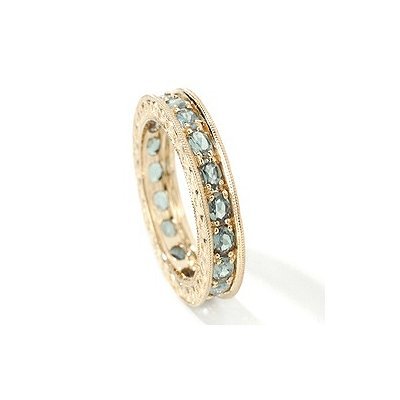14K White, Rose or Yellow Gold Alexandrite Eternity Ring
