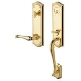 Baldwin 85337.112.LENT Bethpage Emergency Exit Left Hand Handleset with Bethpage Lever, Venetian Bronze