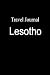 Travel Journal Lesotho