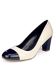 Footglove™ Original Leather Toe Cap Court Shoes