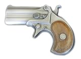 Mens "Pea Shooter" Gun Metal Belt Buckle