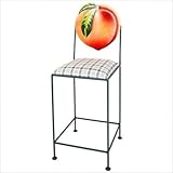 IMAGE OF Art Counter Stool Finish: Antique Bronze, Fabric: Safari